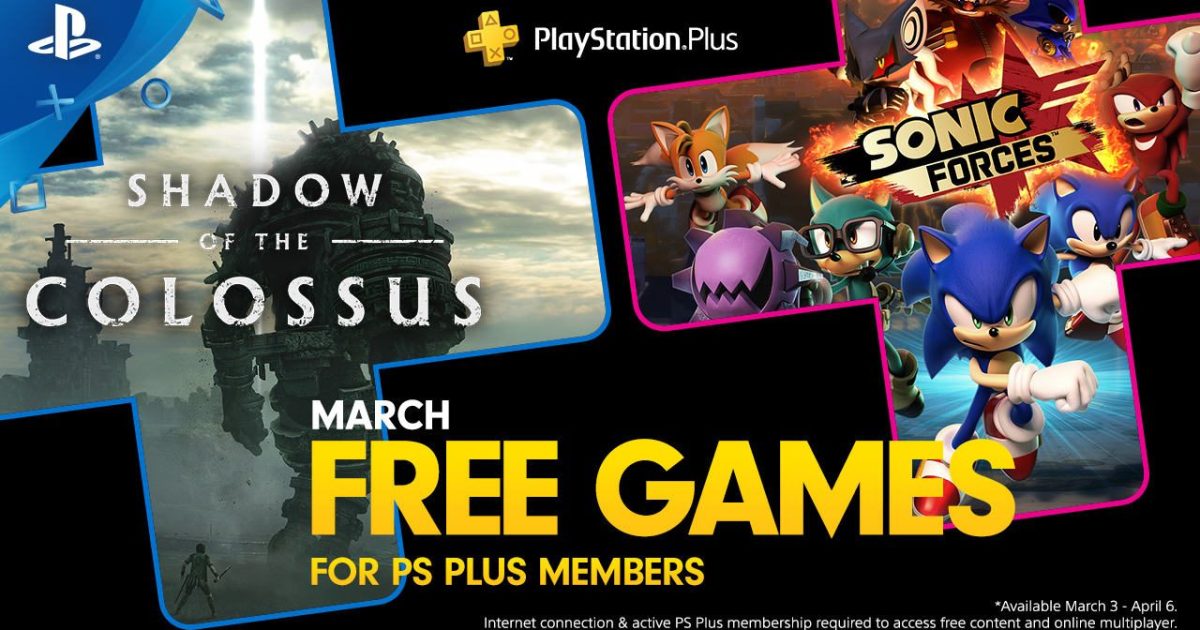 PlayStation Plus Games for March 2020 Revealed