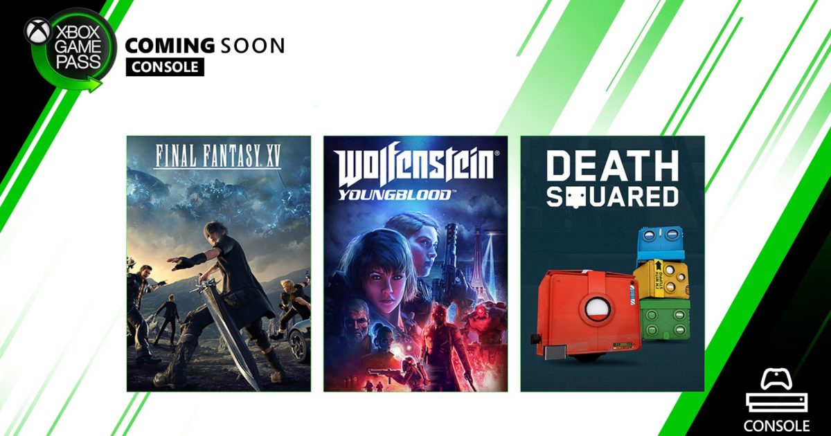 Xbox Game Pass getting Final Fantasy XV, Wolfenstein: Youngblood, and Death Squared this February
