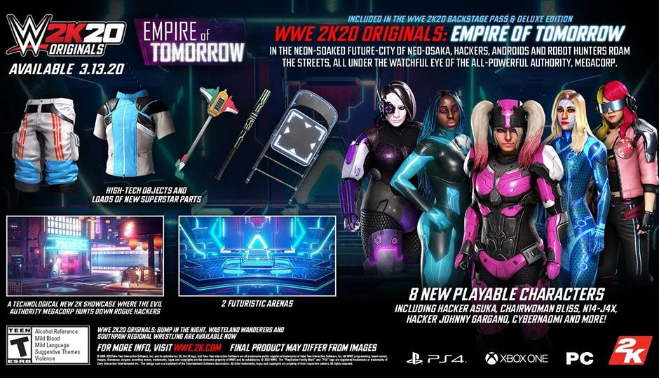 WWE 2K20 1.08 Update Patch Notes Revealed