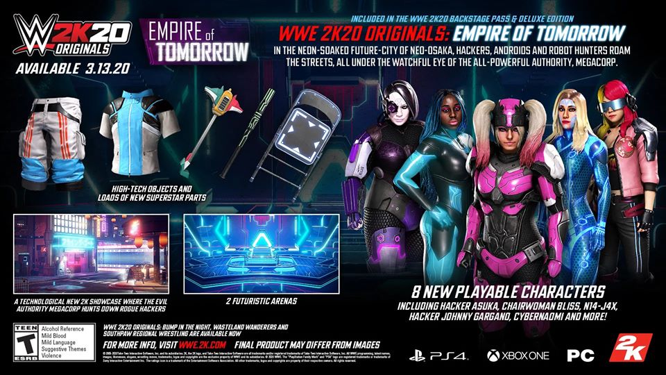 WWE 2K20 1.08 Update Patch Notes Revealed