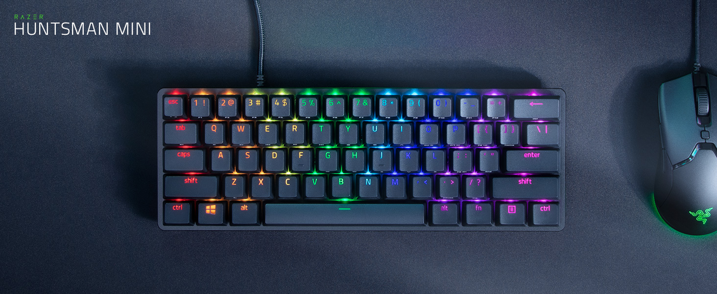 Razer Takes $20 Off their Popular Huntsman Mini 60%