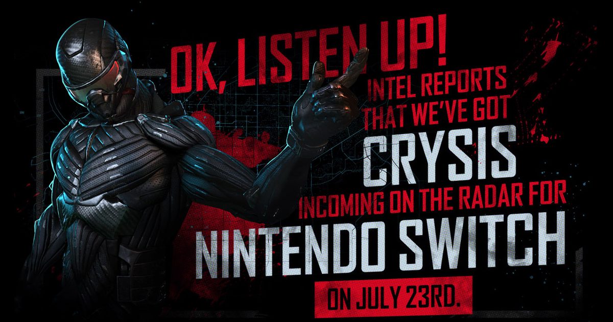 Crysis Remastered for Switch coming July 23