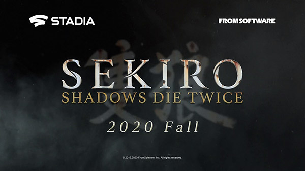 Sekiro: Shadows Die Twice coming to Stadia