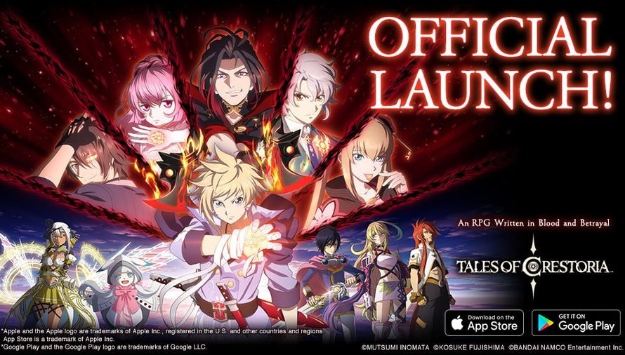 Tales of Crestoria now available for smartphones