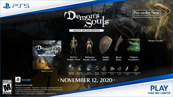 Demon’s Souls remake getting Digital Deluxe Edition