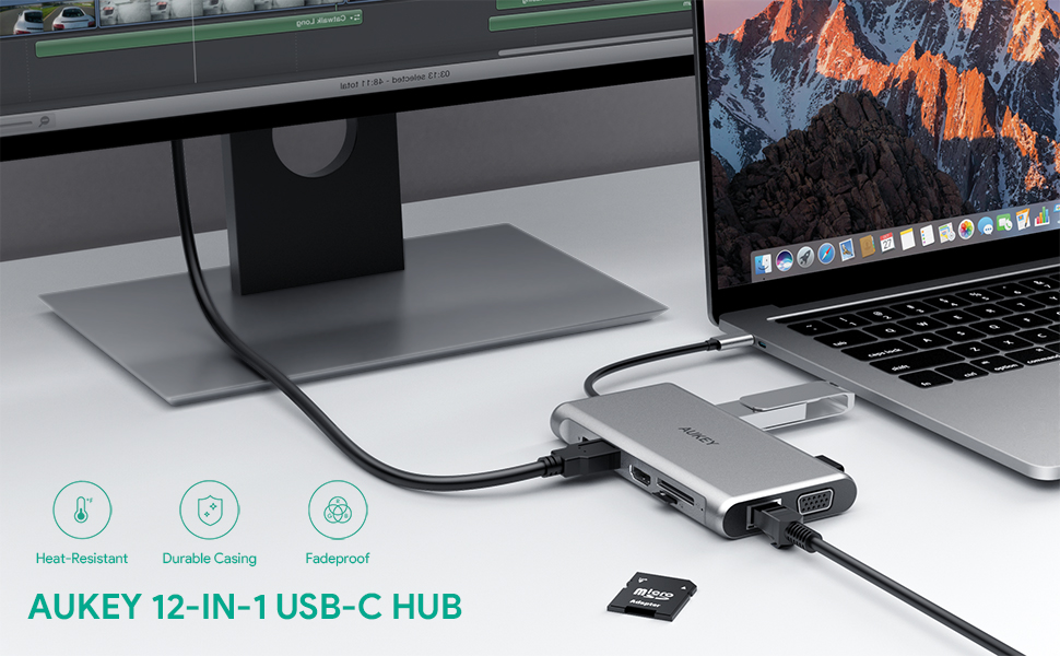 Aukey 12-in-1 USB-C Hub 4