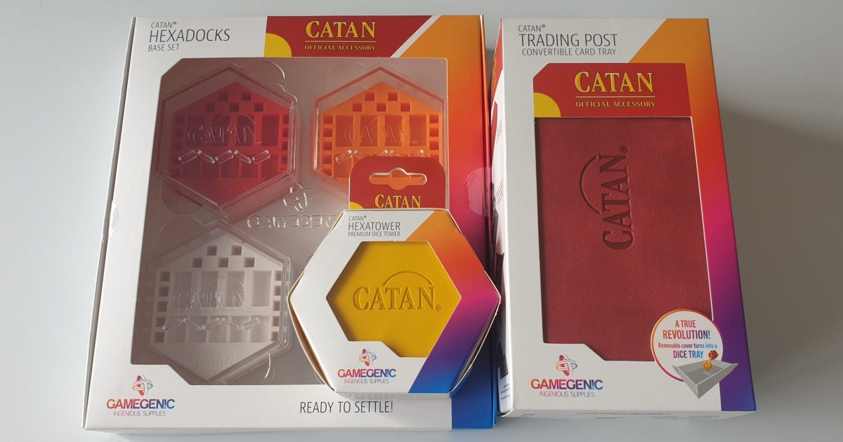 Gamegenic Catan Range Review – Trading Post, Hexadocks & Hexatower