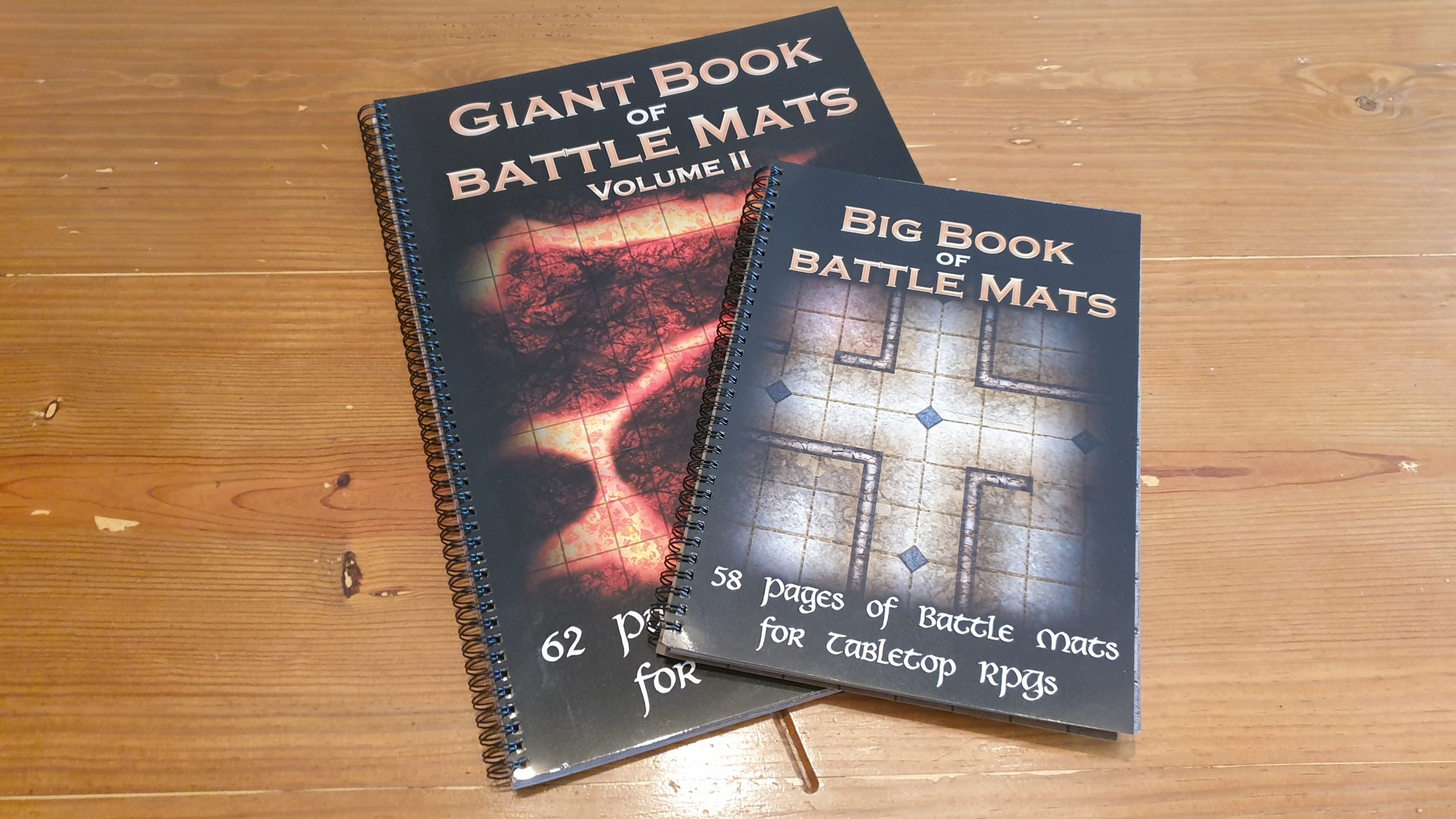 Loke BattleMats Review – The Big Book of Battle Mats Vol. 1 and Giant Book of Battle Mats Vol. 2