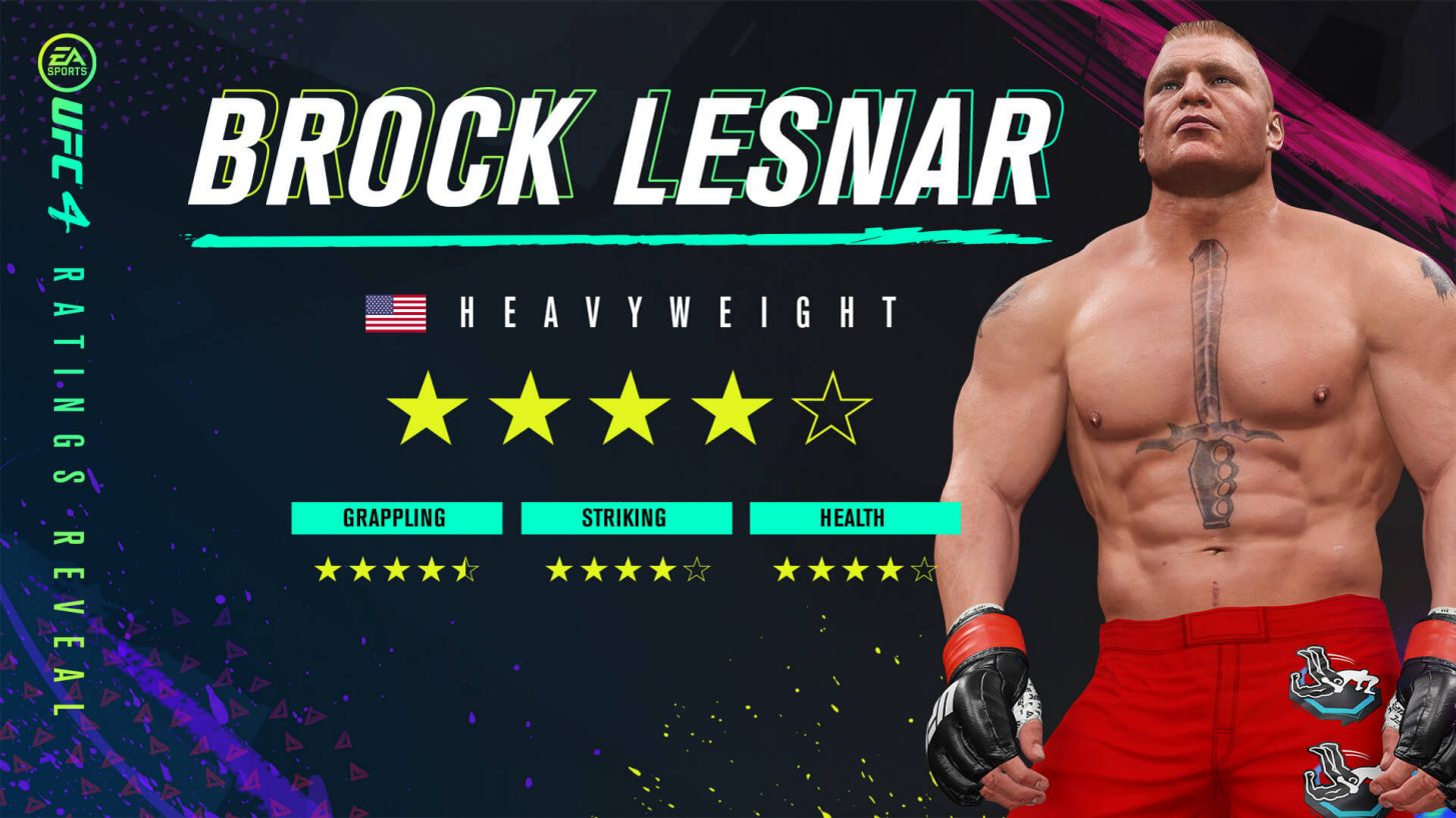 Brock Lesnar Has Been Added To EA Sports UFC 4