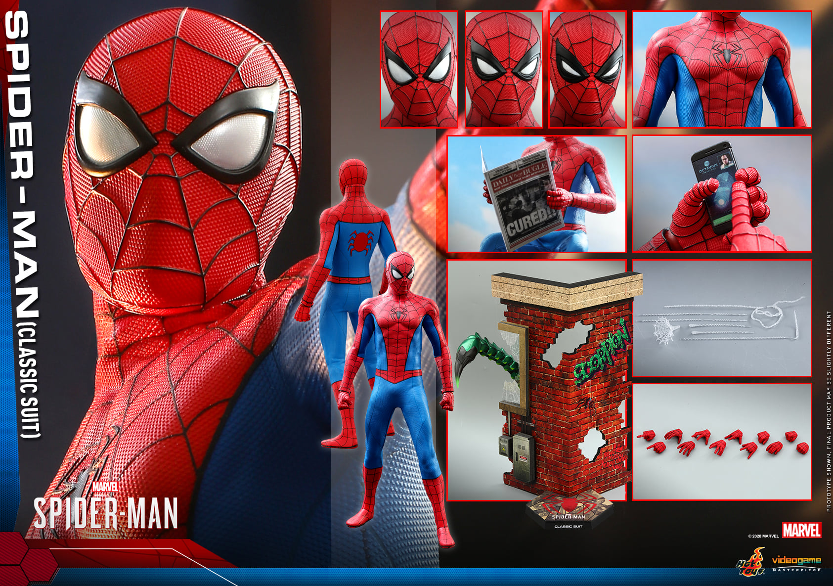 New Marvel's SpiderMan Hot Toys Figure Revealed Just