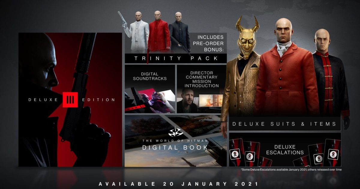 Hitman 3 Deluxe Edition unboxing trailer released