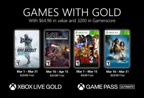 Games with Gold March 2021 lineup revealed