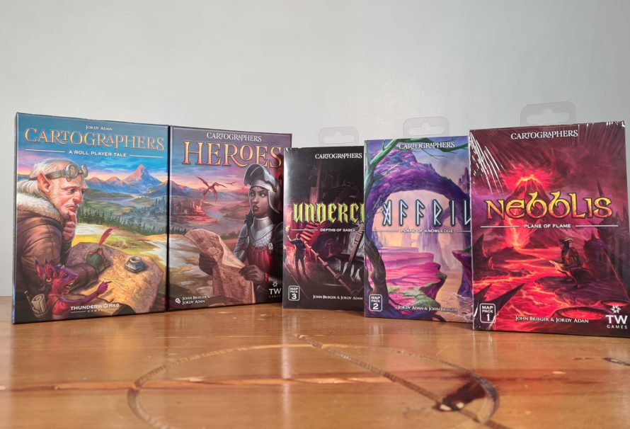 Cartographers Heroes Map Pack 1 – 3 Review